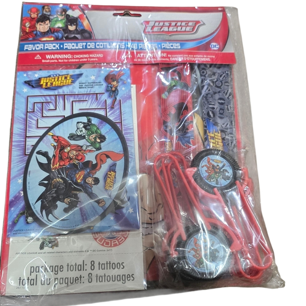 Justice League Party Favor Pack